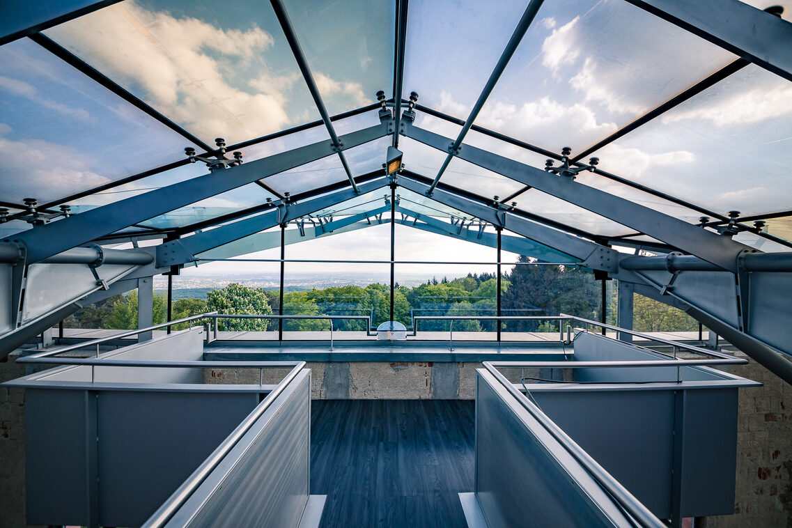 Plateforme d'observation du pavillon de chasse de Platte