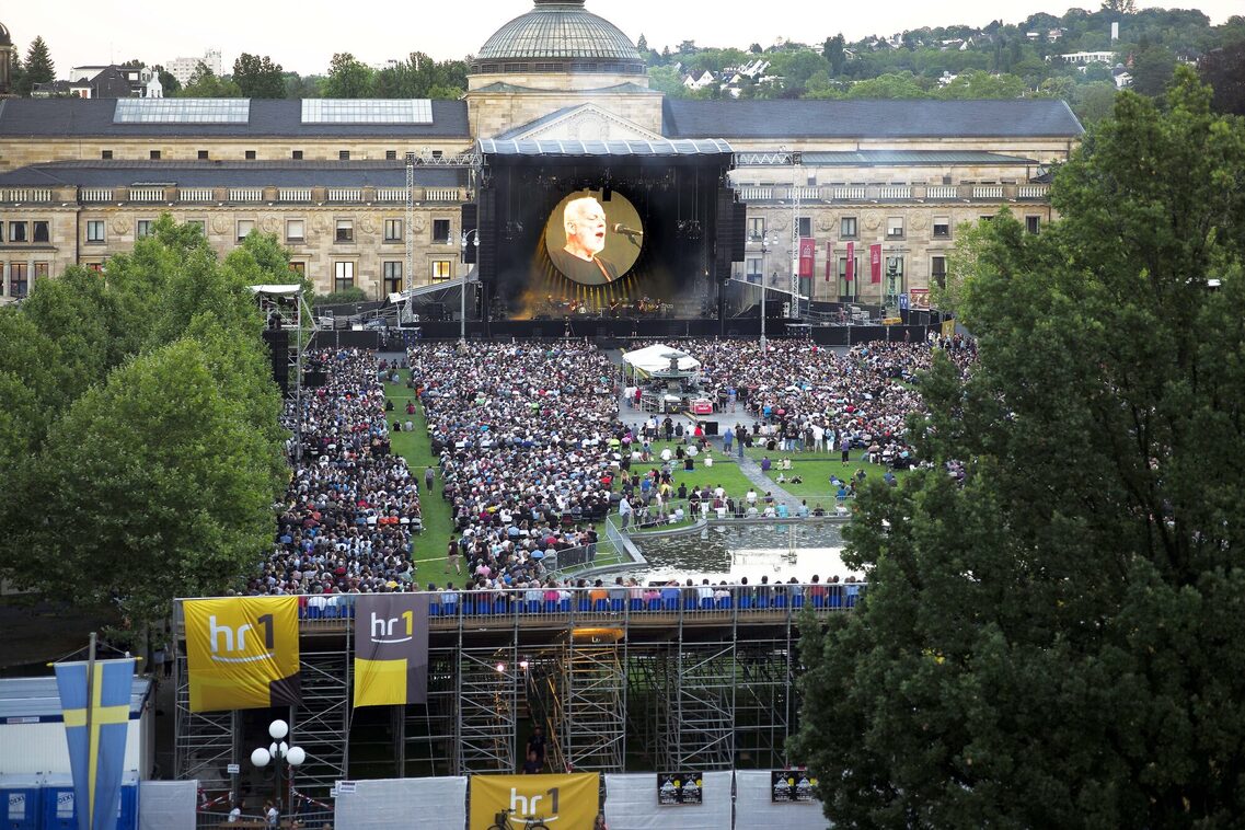 Open Air Bowling Green devant le Kurhaus de Wiesbaden
