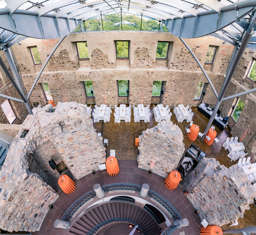 Pavillon de chasse de Platte - vue depuis la plate-forme d'observation