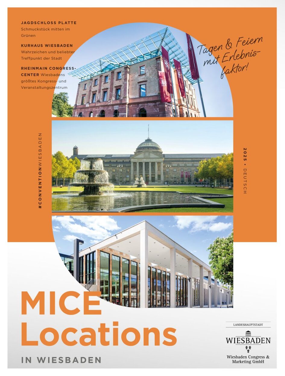 Vue de la couverture de la brochure MICE 2025