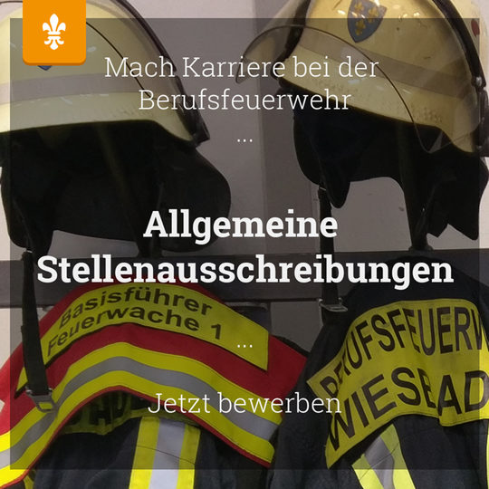 Die Feuerwehr Wiesbaden sucht neue Kolleginnen und Kollegen