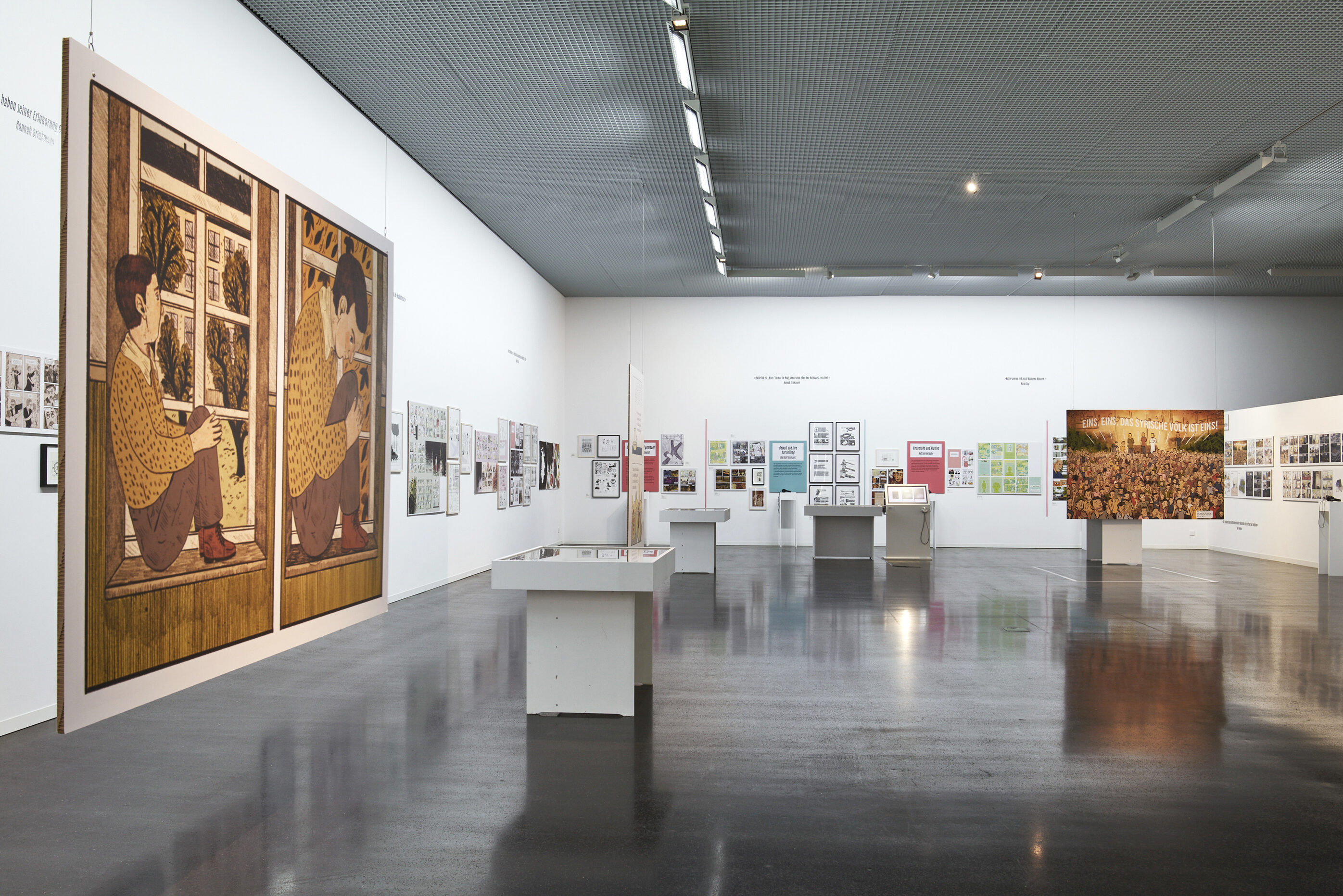 Kurator Jakob Hoffmann gibt einen Einblick in die Ausstellung "Ich werde nicht schweigen!"