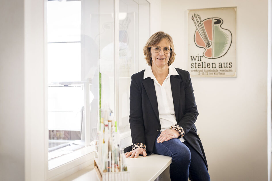 Christine Wagner-Hübinger ist für die Administration, Ausstellungen und Veranstatlungen verantwortlich.
