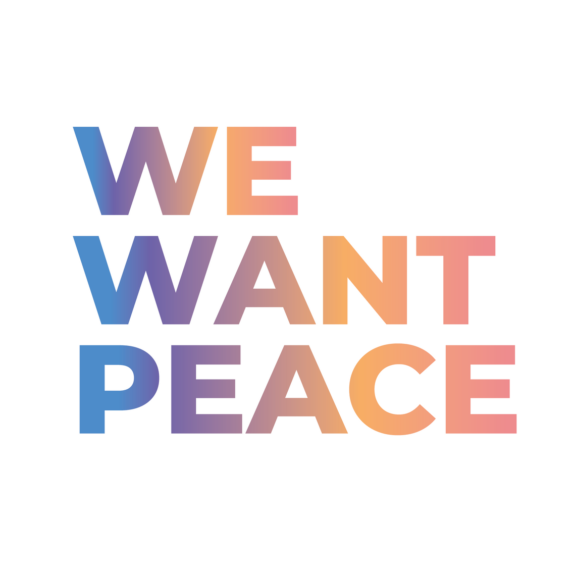 Key Visual Wa want Peace
