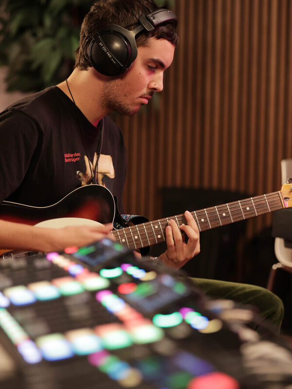 Musikaufnahme im Studio