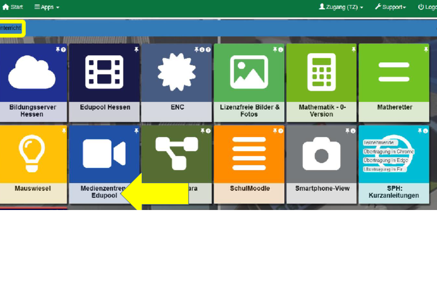 Edupool Hessen via Schulportal Hessen