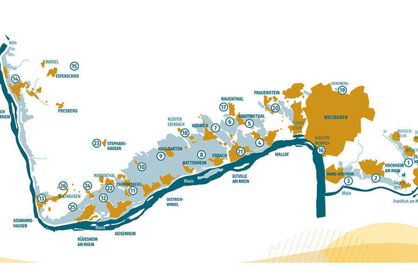 Carte des boucles de Riesling