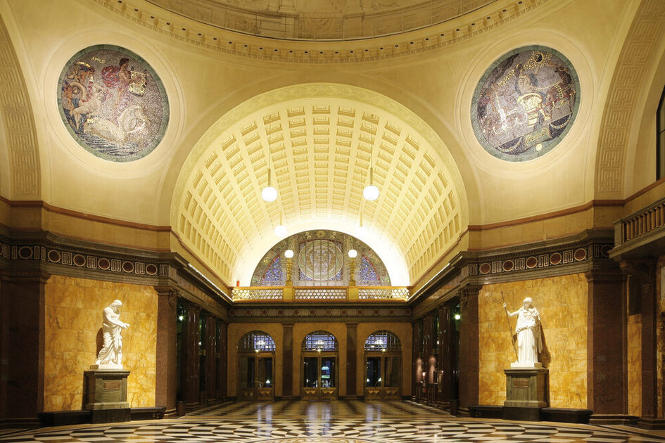 Vista del vestíbulo