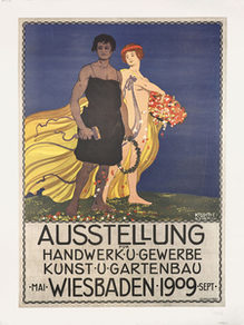 Egon Joseph Kossuth: Plakat für die Erste große Ausstellung für Handwerk,