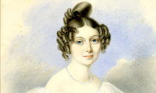 Kolorierte Lithographie Herzogin Pauline von Nassau.