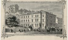 Augenheilanstalt, Stich um 1862