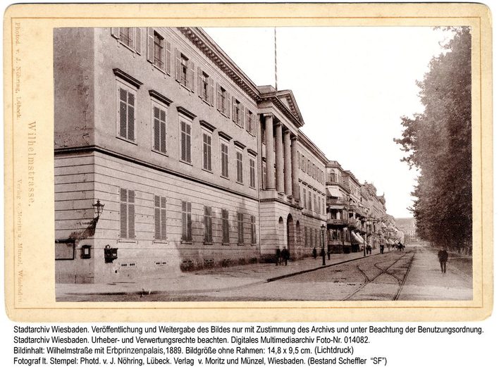 Erbprinzenpalais, 1889
