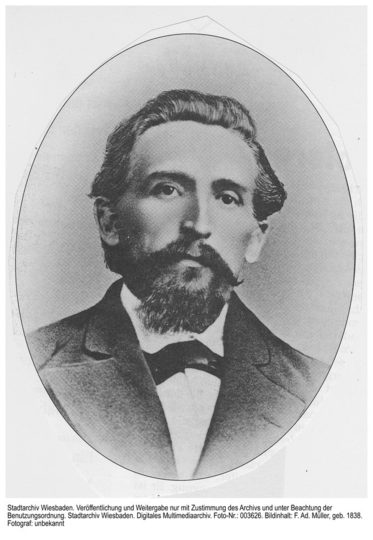 Friedrich Adolph Müller, ca. 1874