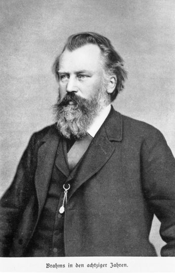 Johannes Brahms, ca. 1883