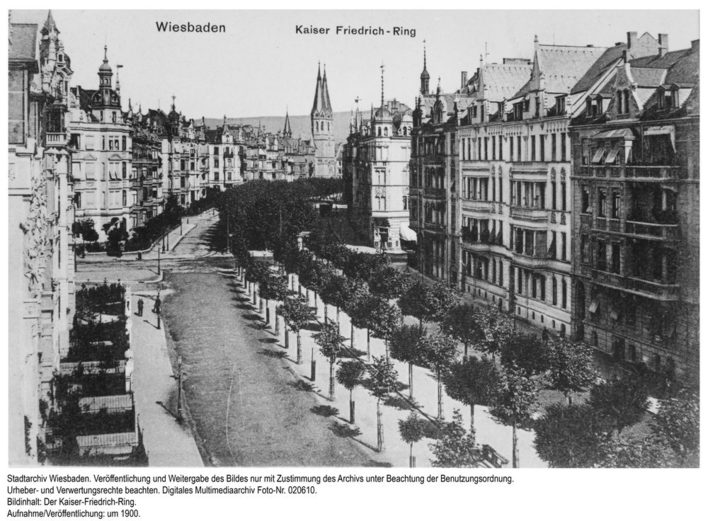 Kaiser-Friedrich-Ring, um 1900