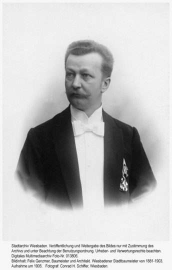 Felix August Helfgott Genzmer, um 1905