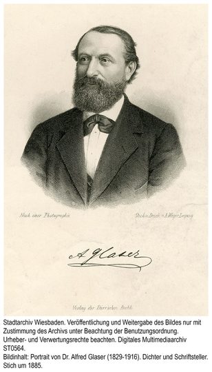 Adolf Glaser, um 1885