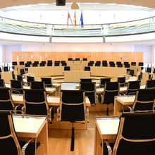 Neuer Plenarsaal des Hessischen Landtages
