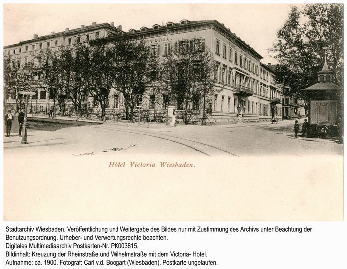 Hotel Viktoria, um 1900