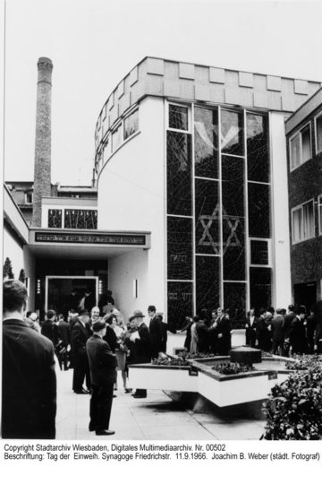 Einweihung der Synagoge in der Friedrichstraße, 1966