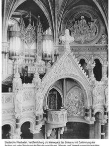 Orgel in der Ringkirche, ca. 1895