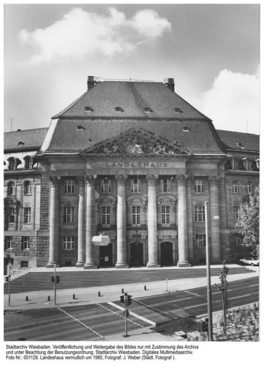 Landeshaus, um 1980
