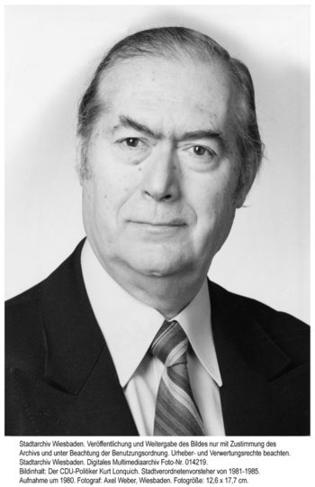 Kurt Lonquich, um 1980