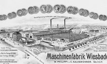 Briefkopf der Maschinenfabrik Wiesbaden GmbH, 1879