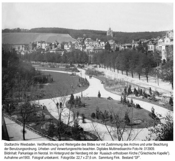 Nerotal-Parkanlagen, um 1900