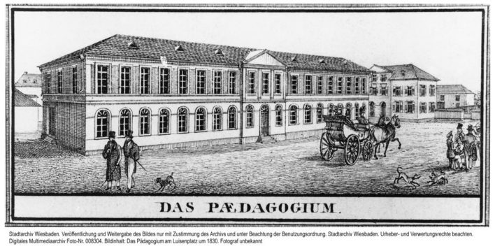 Pädagogium am Luisenplatz, um 1830