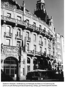 Fassade des Palasthotels, ca. 1985