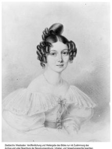 Pauline Friederike Marie Herzogin zu Nassau, um 1830
