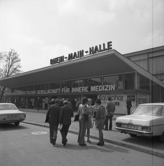 Internistenkongress in den Rhein-Main-Hallen, 1973