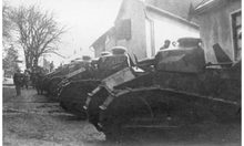 Französische Panzer, ca. 1920