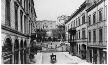 Blick in die Schützenhofstraße, ca. 1900