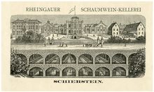 Rheingauer Schaumweinkellerei, ca. 1880