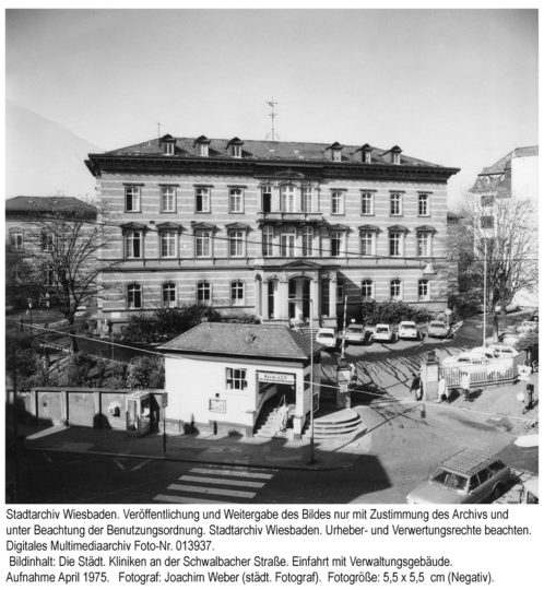 Städtische Krankenanstalten an der Schwalbacher Straße, 1975