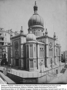Synagoge am Michelsberg, ca. 1880