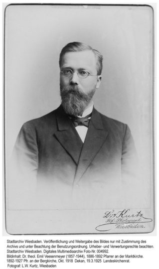 Emil Veesenmeyer, ca. 1905