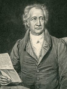 Johann Wolfgang von Goethe nach einem Ölgemälde von Joseph Karl Stieler, 1