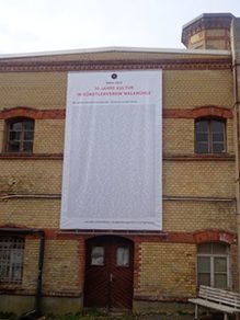Transparent zum 10-jährigen Jubiläum des Kulturprogramms, 2013.