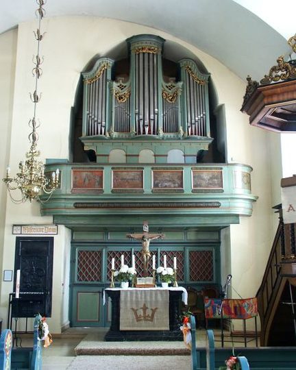 Die Orgel der evangelischen Pauluskirche in Erbenheim.