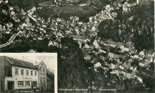 Rambach aus der Luft betrachtet, um 1930.