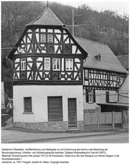 Ehemaliger Schönbornscher Hof, ca. 1975