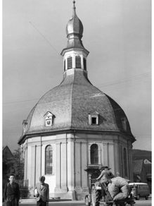 Evangelische Kirche Naurod, um 1960