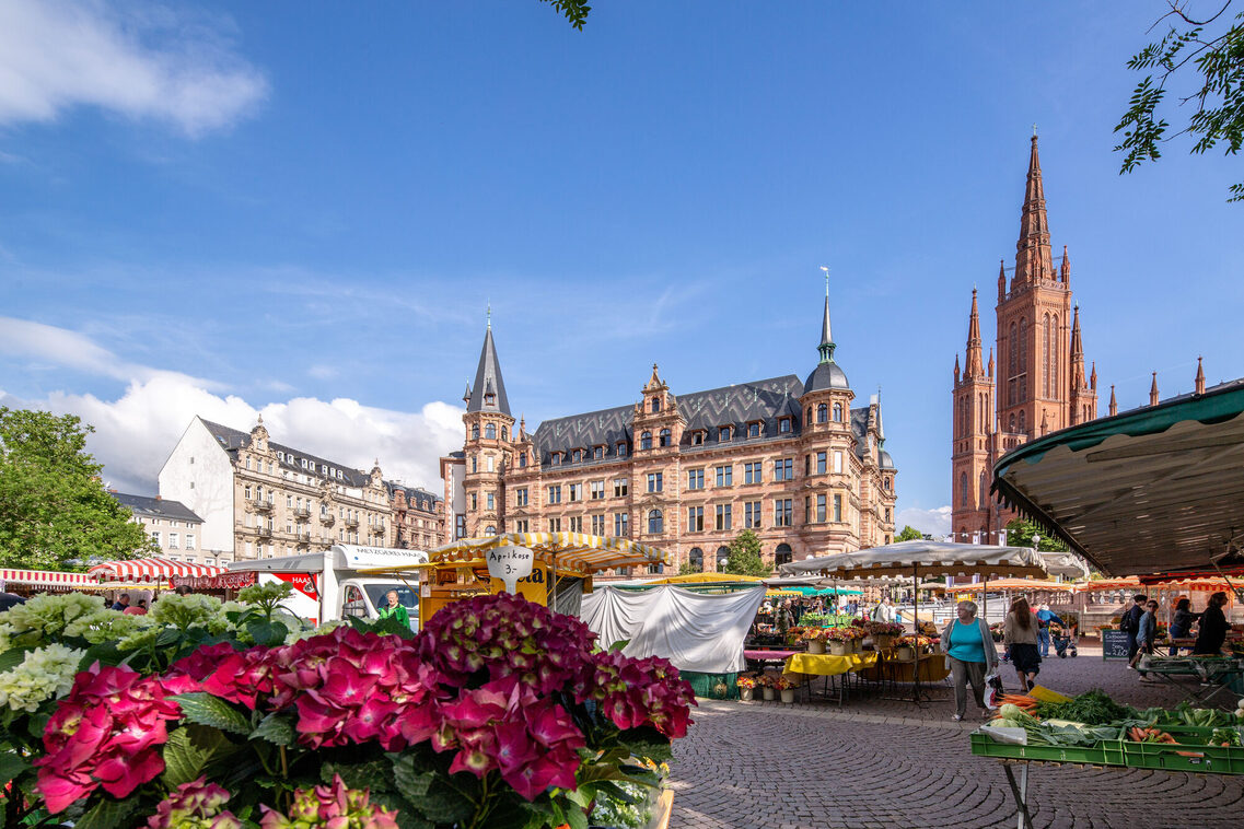Wochenmarkt am Marktplatz