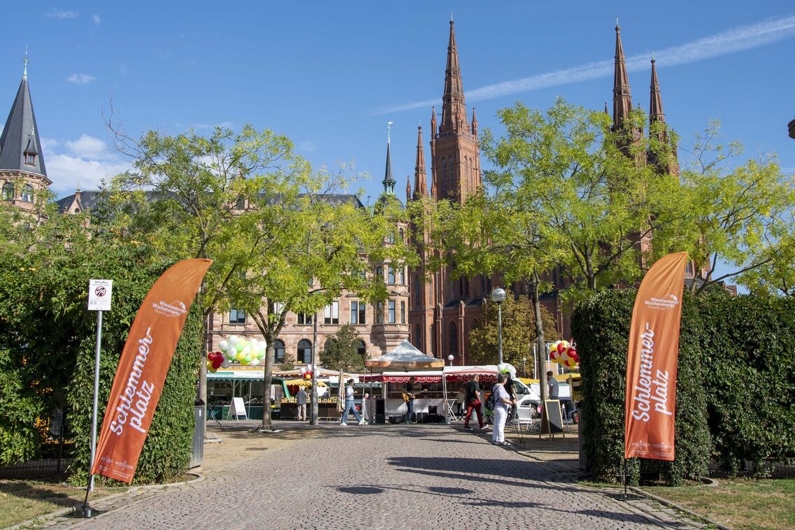 Wochenmarkt am Marktplatz