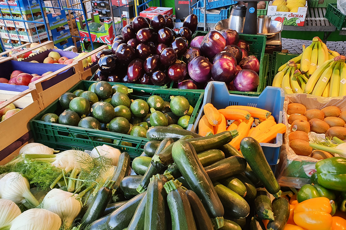 Zahlreiche Gemüsesortenm