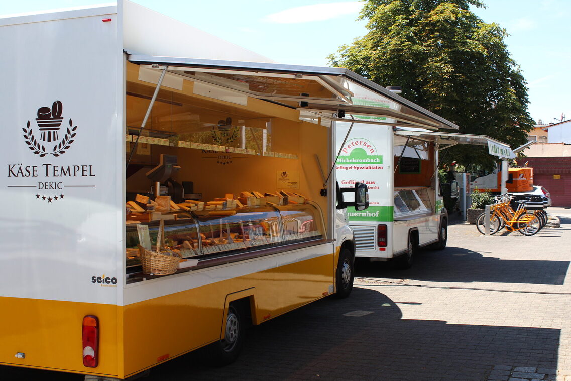Wochenmarkt in Mainz-Kostheim