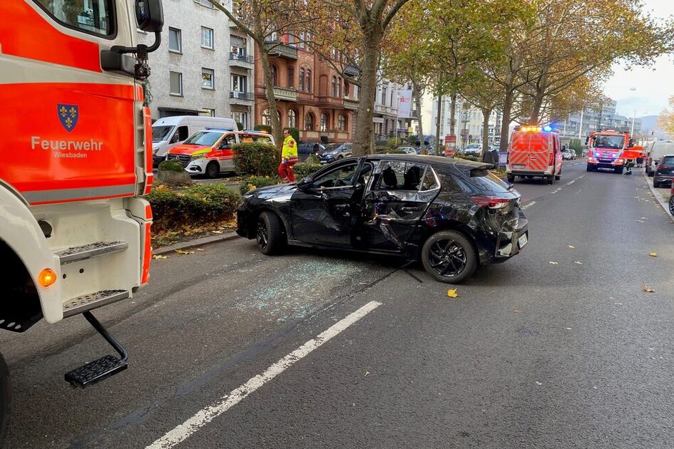 Verkehrsunfall auf dem Loreleiring